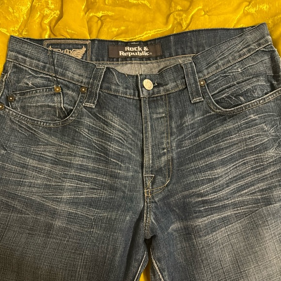 Rock and Republic size 36 straight leg denim - Picture 1 of 4